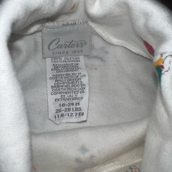 Vintage Carters 90s purple corduroy jester jack in box romper outfit 18-24 month - Picture 9 of 11